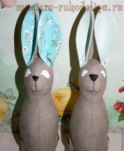 Мастер-класс по шитью игрушек: Мятные кролики