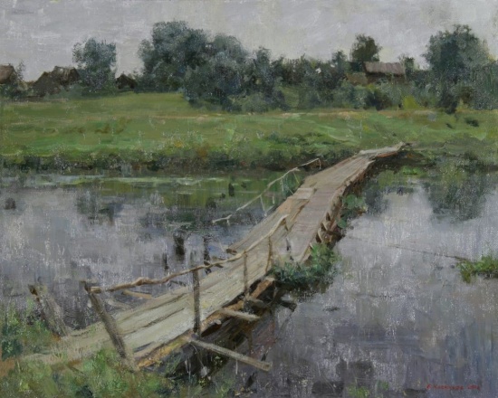 Художник Александр Косничев. Когда звенит последний листопад 