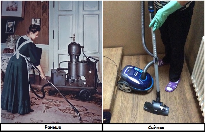 Пылесос раньше и сейчас