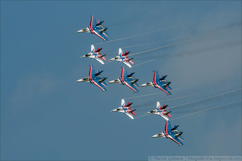 Русские витязи и Стрижи на China Airshow 2016