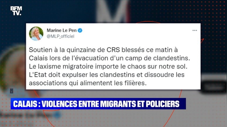 BFM TV: Марин Ле Пен призвала выдворить нелегалов из Франции после столкновений с полицией