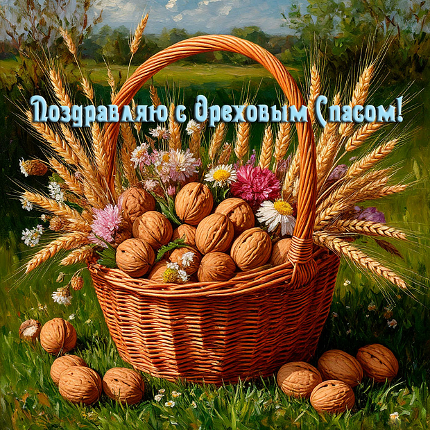 Красивая картинка на Ореховый Спас
