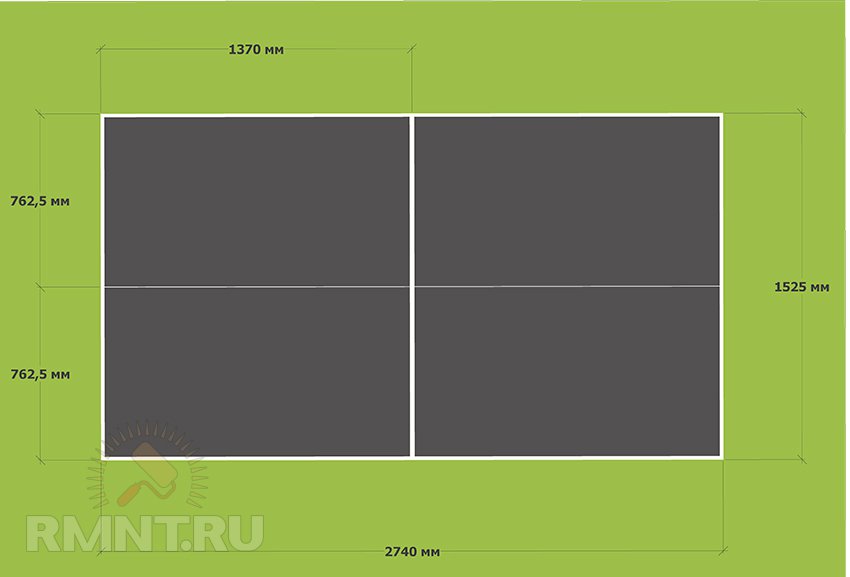 Теннисный стол своими руками чертежи размеры фото для улицы
