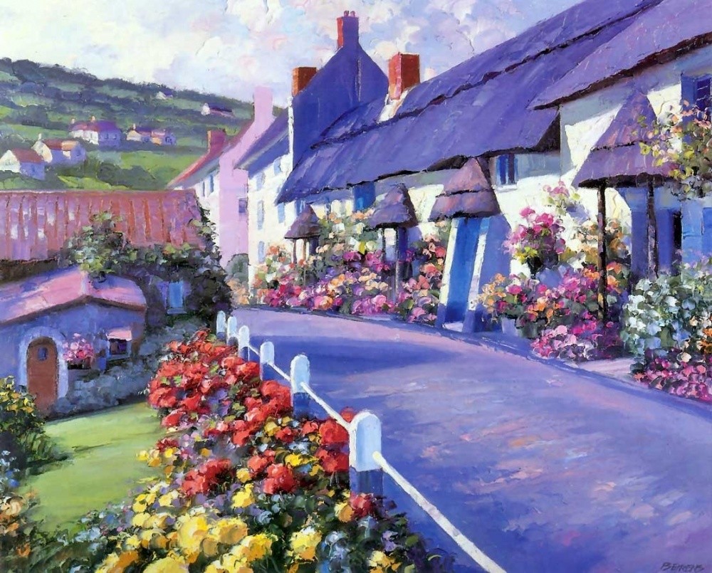 Когда будете скучать по лету, смотрите на картины этого художника. Его называют Моне XXI века 