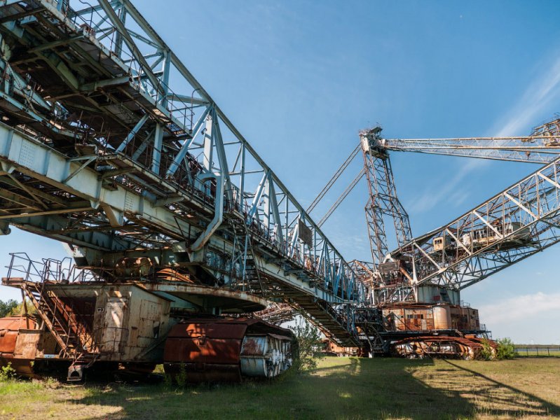 Гигантский заброшенный экскаватор Bagger 258 Bagger 258, авто, германия, ковш, роторный экскаватор, техника, фото, экскаватор