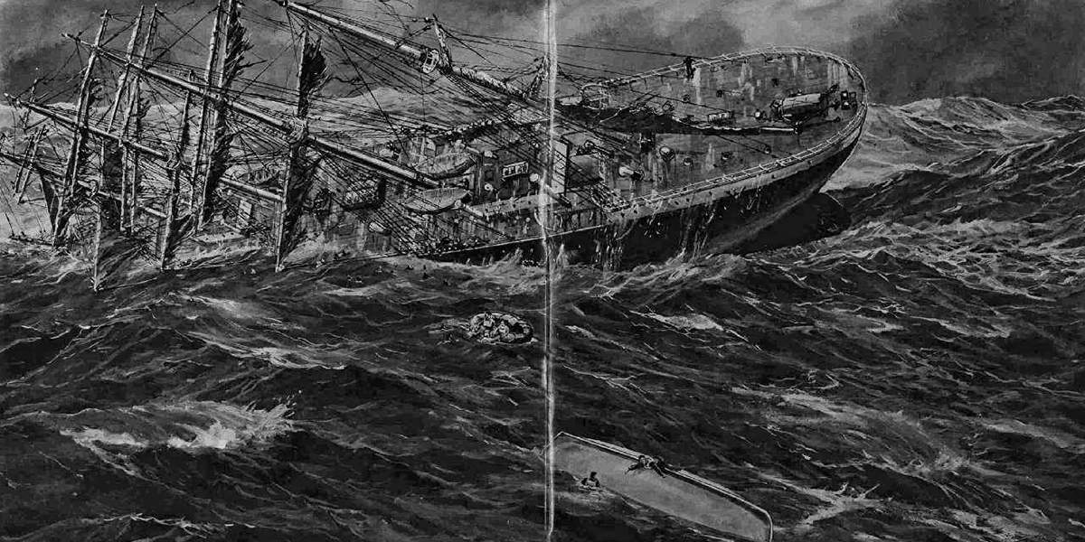 Немецкий барк Памир: жестокий реквием эпохе паруса