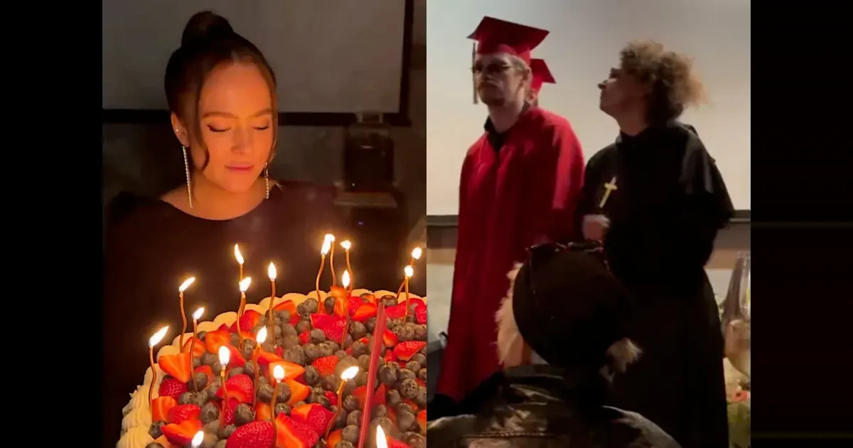 Мать в образе священника и трендовый торт: как Аглая Тарасова отметила день рождения с Ксенией Раппопорт, Юрием Колокольниковым, сестрой Софией и Антоном Филипенко