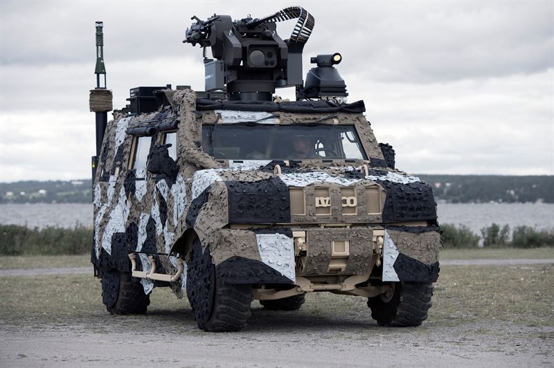 Новейший камуфляж Saab спрячет танки Норвегии и Дании от взора Путина