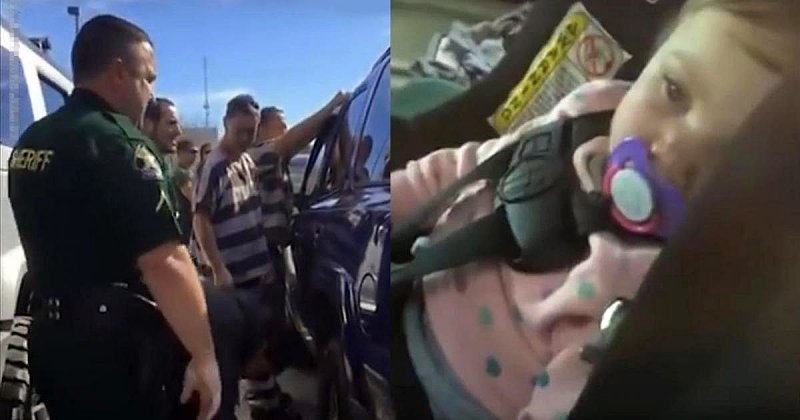 Заключенные из Флориды использовали свои криминальные навыки, чтобы спасти ребенка, запертого в машине автомобили
