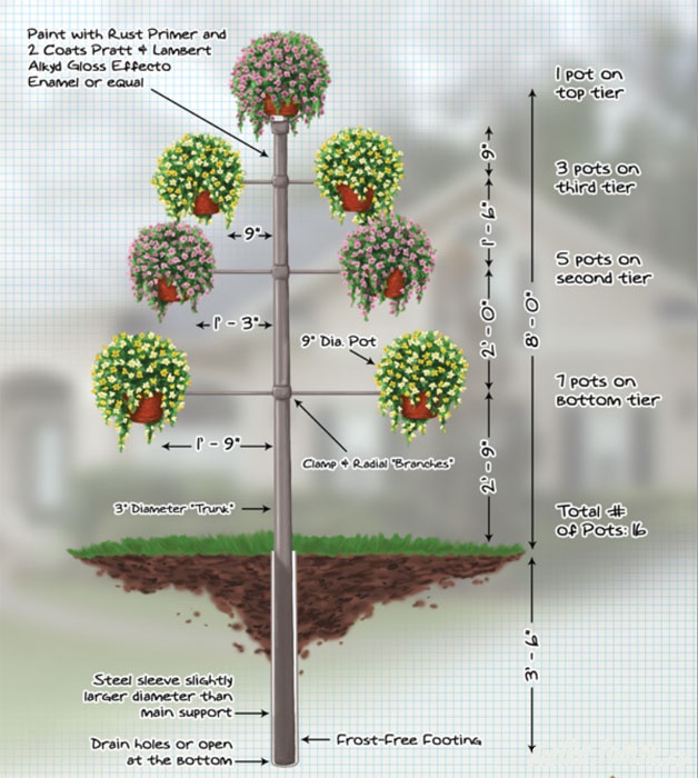 Петуниевое дерево - новая забава цветоводов