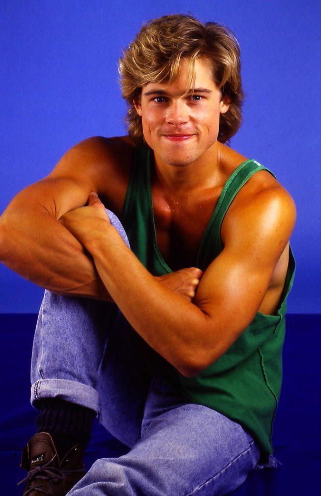 23-летний Брэд Питт, Брэд Питт 1987, Kathy Amerman 1987, brad pitt 1987