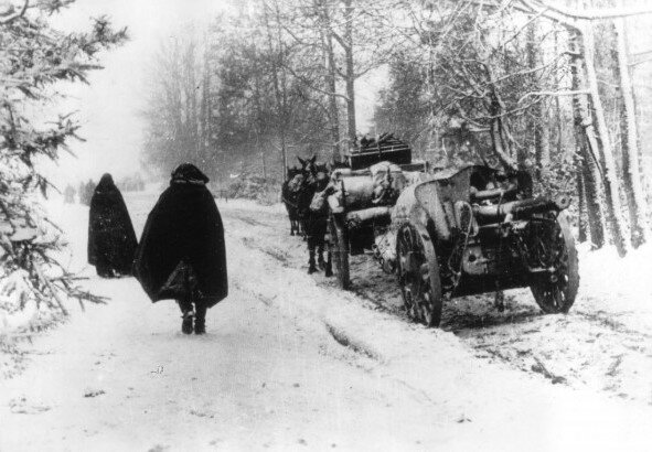 На рубеже ноября и декабря немецкое наступление на Москву провалилось