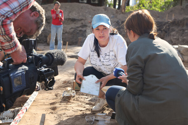 В центре Перми найден уникальный клад. В центре Перми найден уникальный клад.