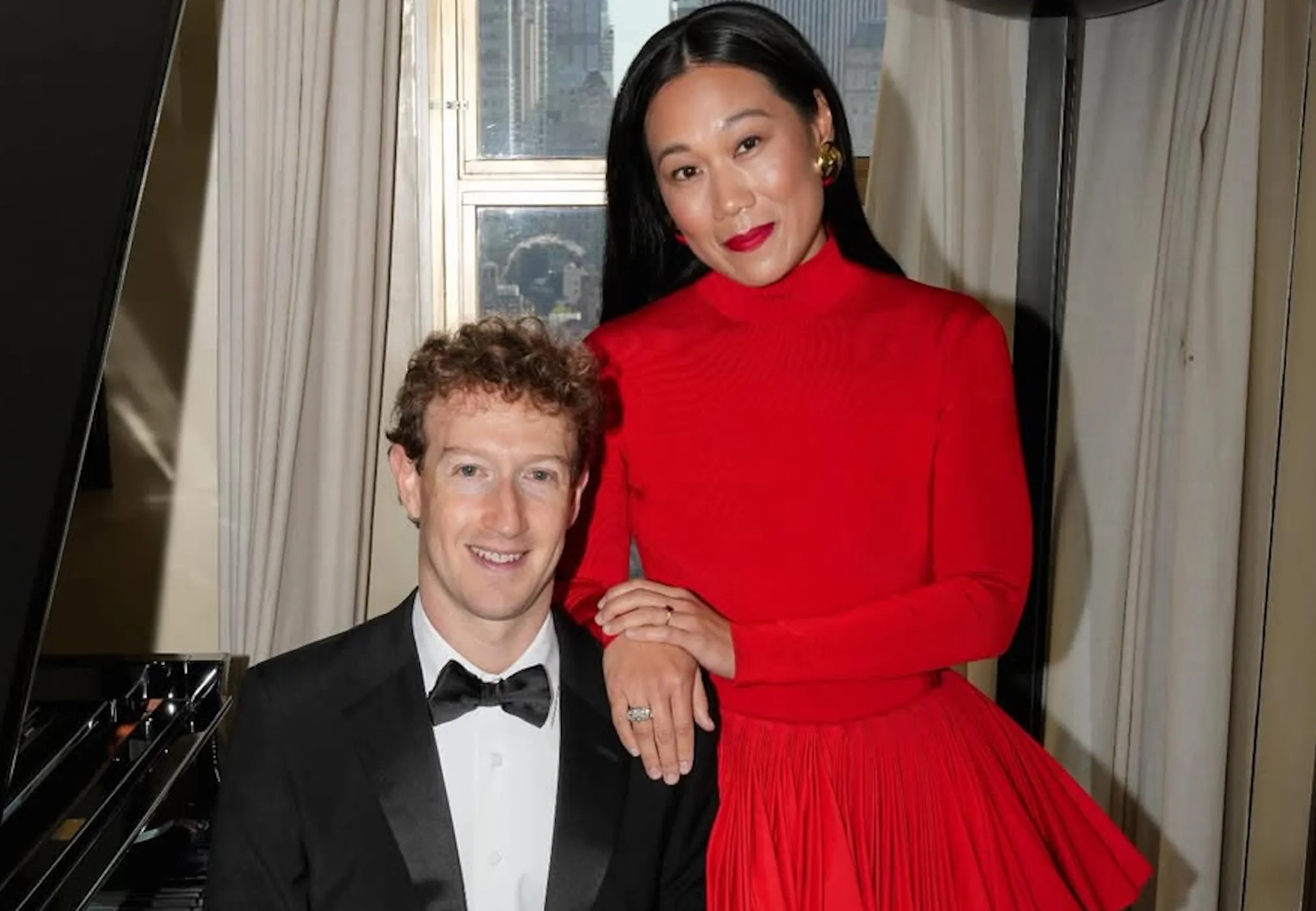 Марк Цукерберг и его жена Присцилла Чан впервые  посетили Met Gala