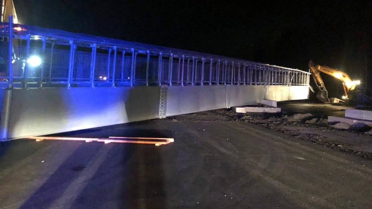 Горьковское шоссе в Подмосковье перекрыто из-за обрушения моста