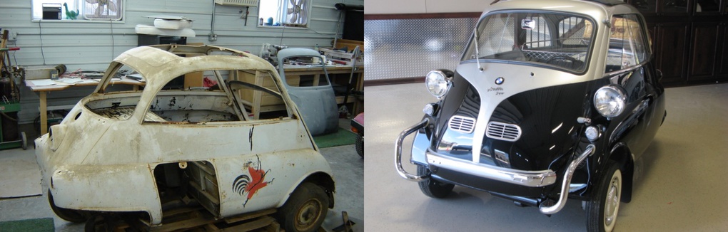 Пробка на колёсах: мастер превратил развалившуюся малолитражку в звезду авто-шоу Пробка на колёсах: мастер превратил развалившуюся малолитражку в звезду авто-шоу