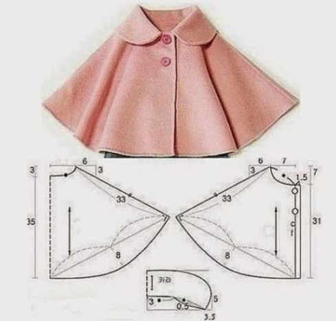 20 стильных пальто и пончо с выкройками: чтобы всегда быть в тренде… выкройка пончо