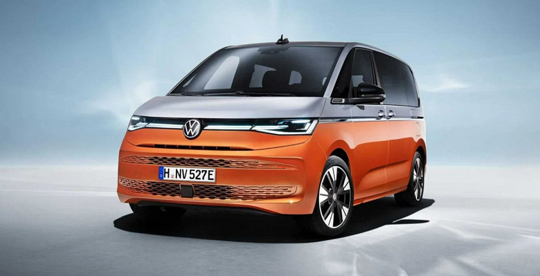 В России начали продавать новые минивэны Volkswagen Multivan T7. Цена – 8-9 млн рублей