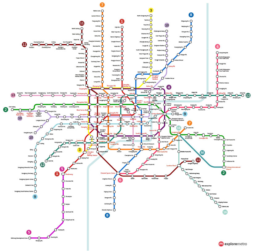 15 самых сложных схем метрополитена на этой планете