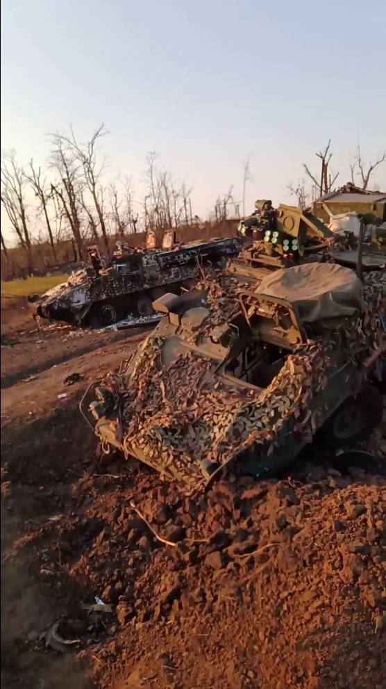 Бронемашины Stryker на Украине. Первые потери и предсказуемое будущее Бронемашины Stryker на Украине. Первые потери и предсказуемое будущее оружие