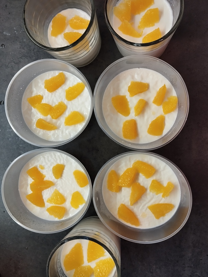 Ванильная панна-котта с апельсиновым желе⁠⁠ десерты
