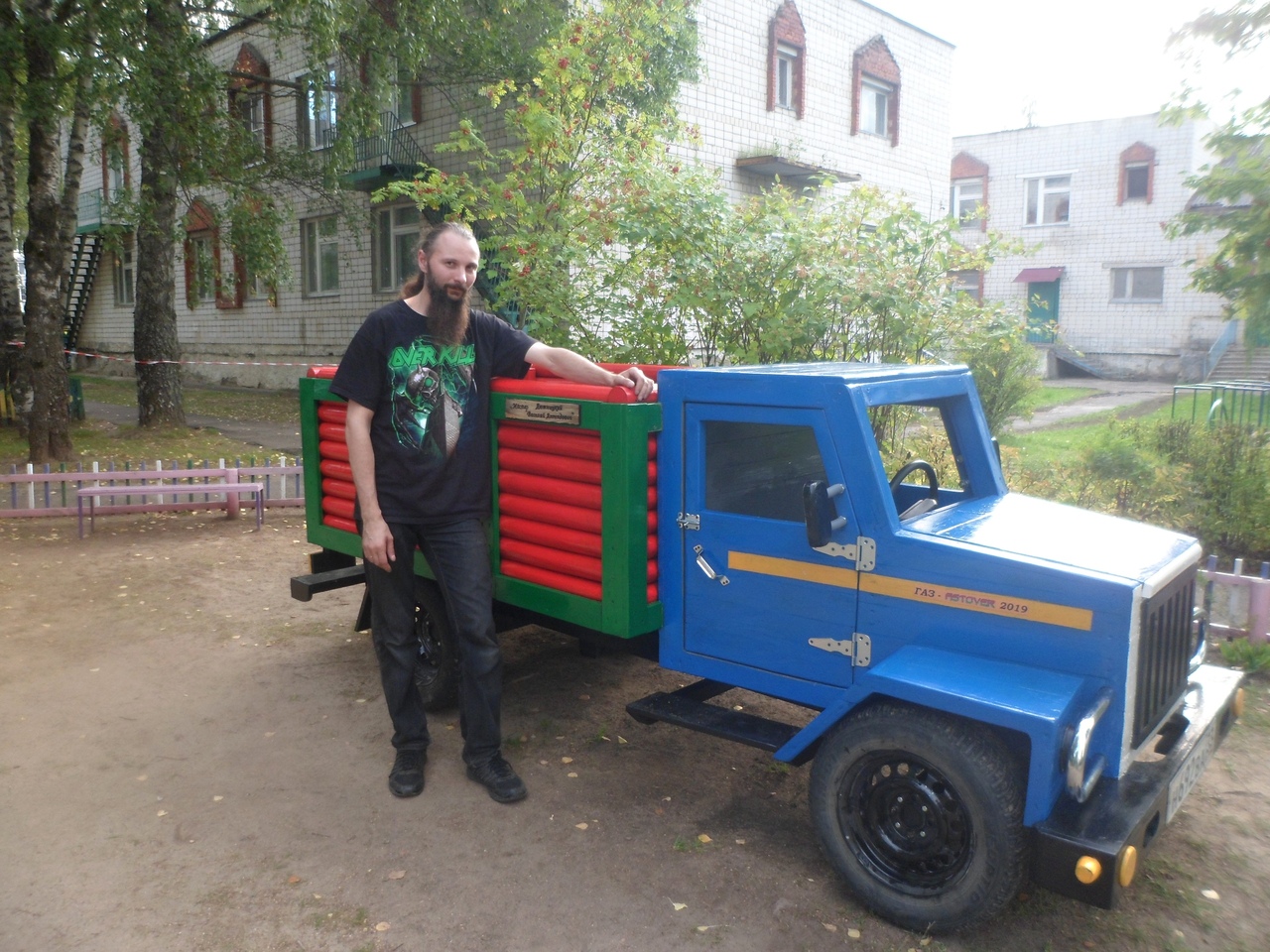 "Попросили в садик сделать грузовик" автомобили,автосамоделки,курилка