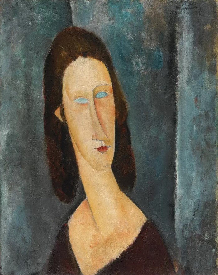 Blue Eyes (Portrait of Madame Jeanne Hebuterne)