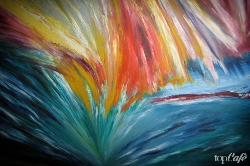 Finger Painting Mary Barnes