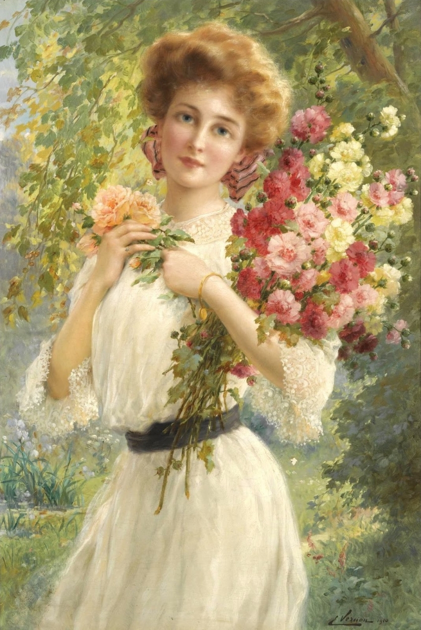 Эмиль Вернон — французский художник прекрасной эпохи  (British, 1872-1919)