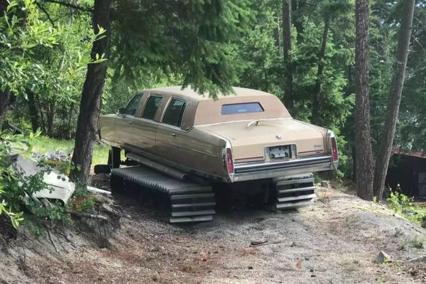 Уникальный лимузин на гусеничном ходу авто