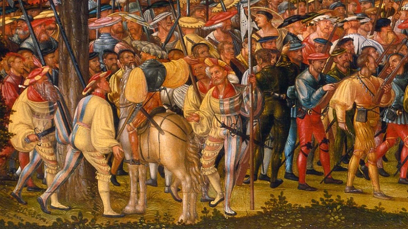 Ландскнехты: солдаты в индивидуальной униформе