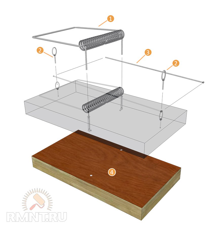 мышеловка своими руками из дерева чертежи