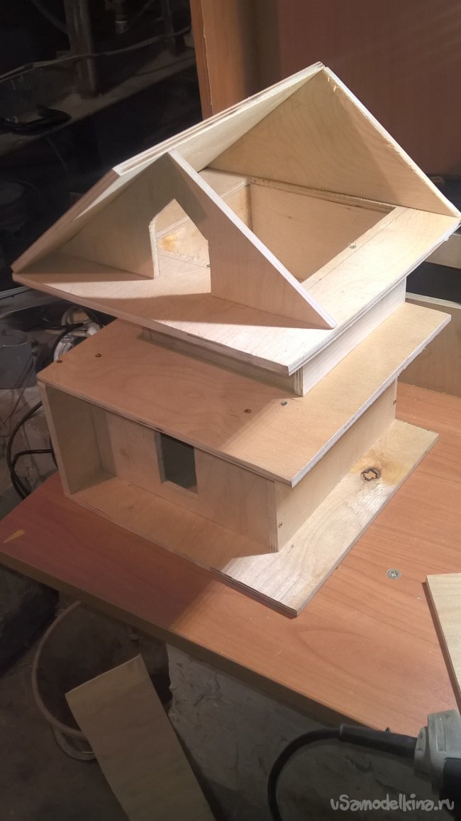 Двухэтажный скворечник в стиле люкс Двухэтажный скворечник в стиле люкс кормушка своими руками