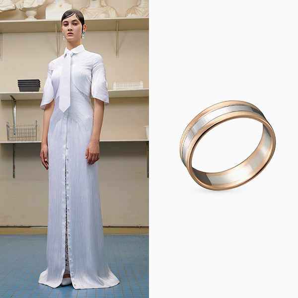 007 small4 Свадебные платья с Недели высокой моды в Париже + обручальные кольца к ним