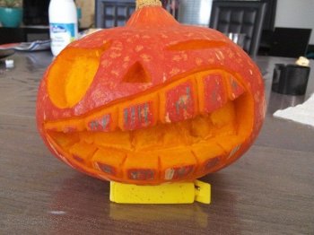 Гипсовая фигура тыквы своими руками