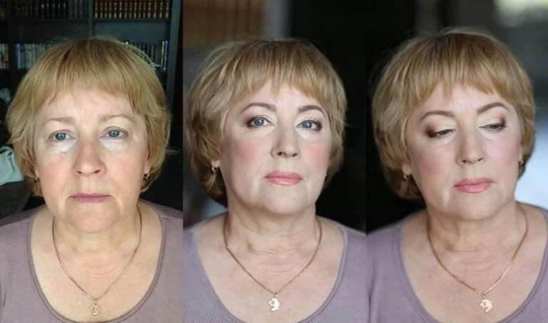 Нехитрый макияж для женщины 60 лет внешность,косметика,красота,макияж,мода и красота,модные советы,стиль