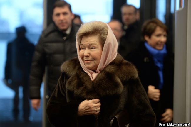 Наина Ельцина в "Ельцин-Центре" на праздновании 85-летия со дня рождения Бориса Ельцина. 1 февраля 2016 года