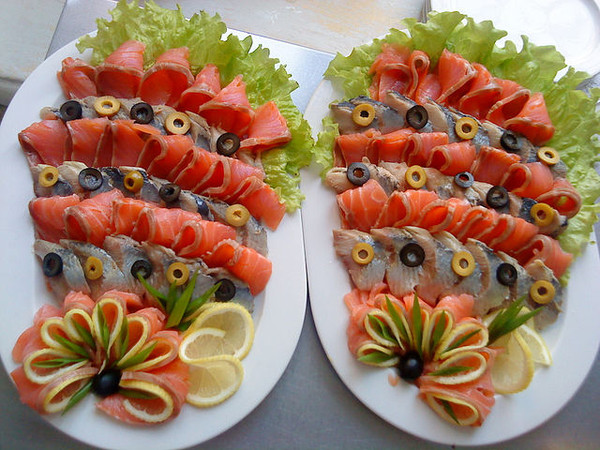 Красивые рыбные нарезки на Новогодний стол! Красивые рыбные нарезки на Новогодний стол! готовим дома