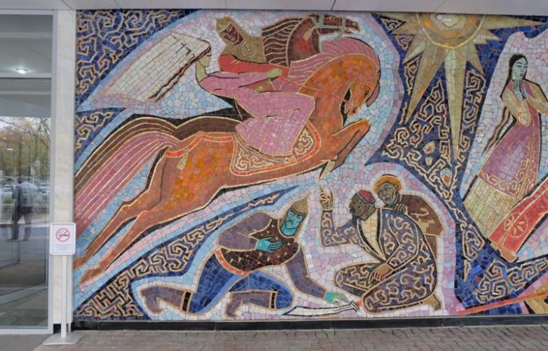 Советская мозаика и фрески
