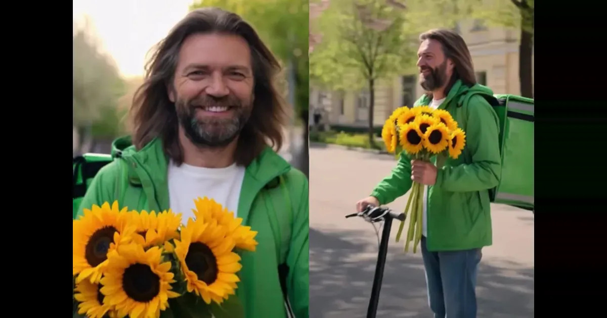 "Где заказать такую доставку?". Дмитрий Маликов в новом имидже с бородой снялся в образе курьера