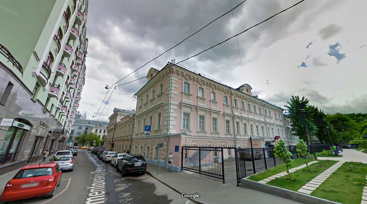 Карты Гугл Особняк Петра Губонина в Москве, Климентовский переулок, дом 1