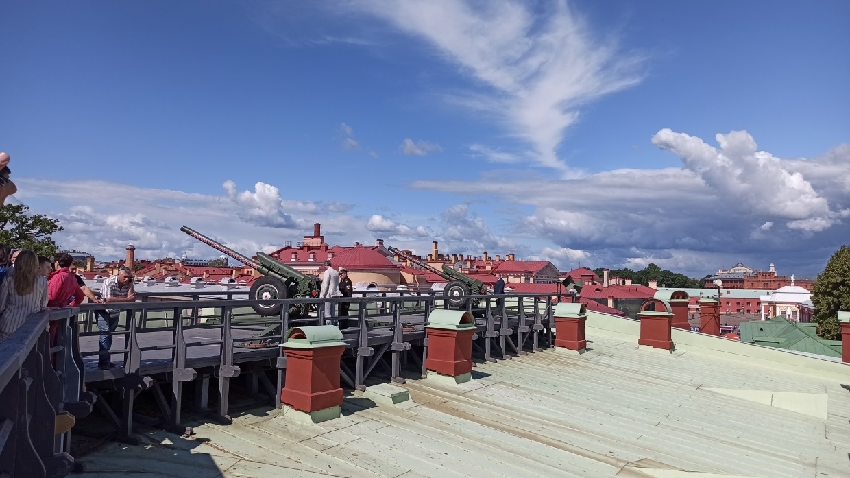 Полуденный выстрел с Нарышкина бастиона посвятили российским олимпийцам