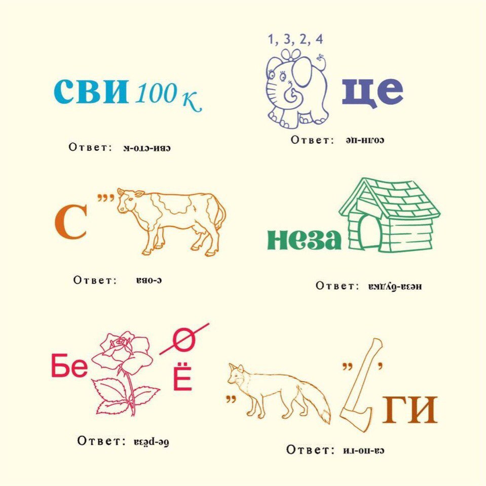 Разгадай ребусы дошкольникам картинка