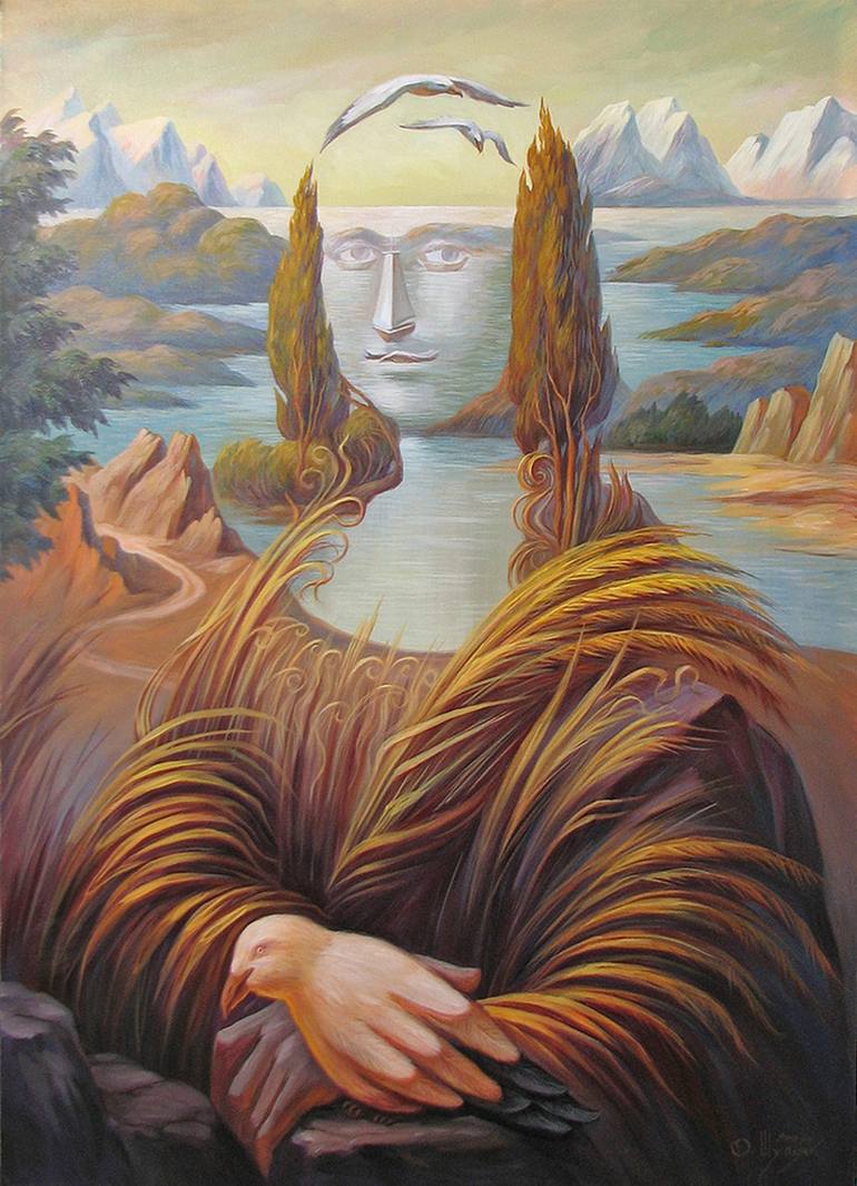 Олег Шупляк картина Мона Лиза