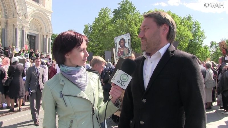 Участники крестного хода в день Иоанна Кронштадтского: Мы всерьез чувствуем его поддержку! ФАН-ТВ