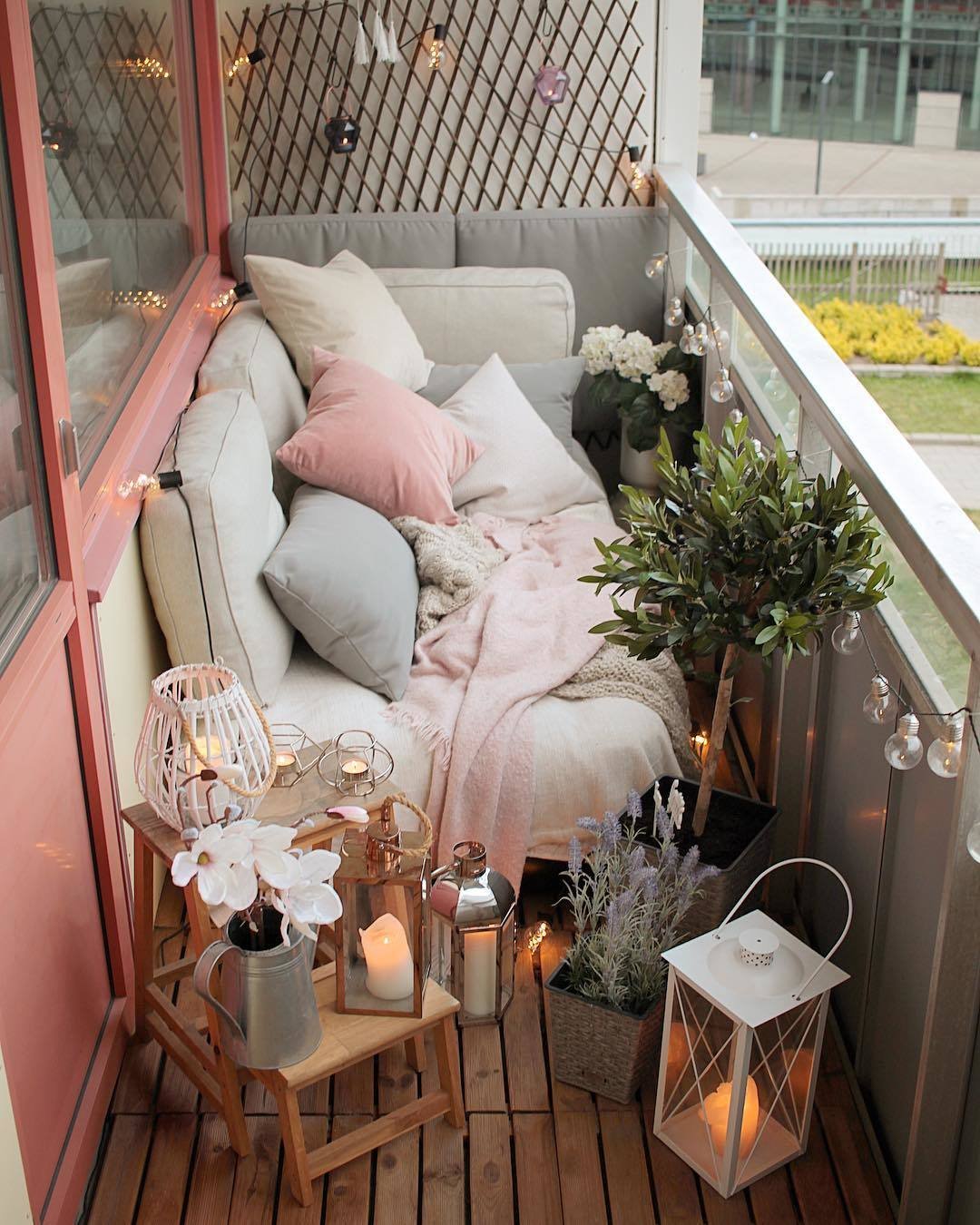 Как обустроить балкон летом: 7 идей балкон,идеи для дома,интерьер и дизайн