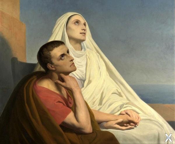 Августин со своей матерью святой Моникой