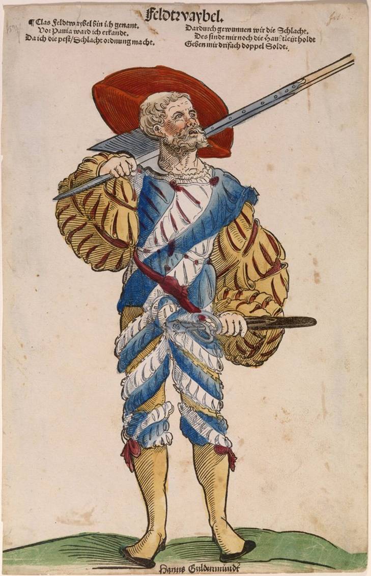 Ландскнехты: солдаты в индивидуальной униформе история