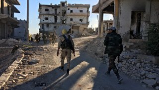 Бойцы бригады ополчения в Сирии. Архивное фото