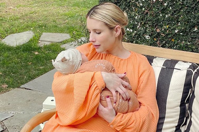 Эмма Робертс поделилась первым снимком с новорожденным сыном
